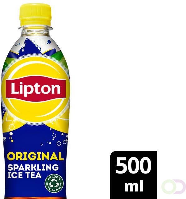 Lipton Frisdrank Ice tea sparkling fles 0.5l