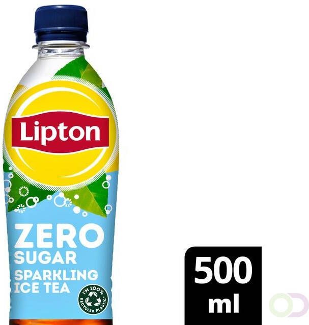 Lipton Frisdrank Ice Tea sparkling zero petfles 500ml