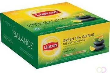 Lipton Tea Company Lipton thee Green Tea Citrus pak van 100 zakjes