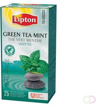 Lipton Tea Company Lipton thee Green Tea Mint pak van 25 zakjes