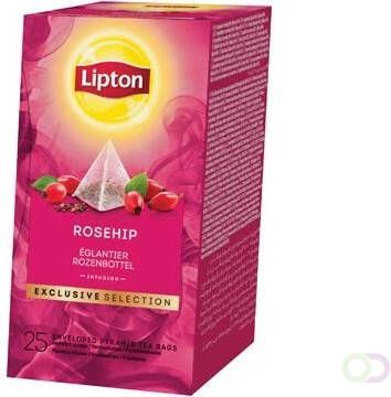 Lipton Tea Company Lipton thee Rozebottel Exclusive Selection doos van 25 zakjes