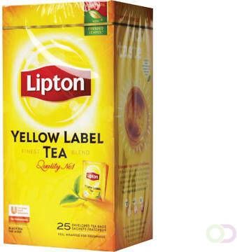 Lipton Tea Company Lipton thee Yellow Label Squeezable doos van 25 zakjes