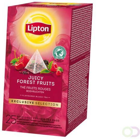 Lipton Thee Exclusive Bosvruchten 25 piramidezakjes