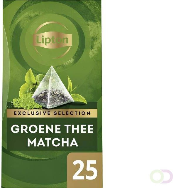 Lipton Thee Exclusive Groene thee Matcha 25 piramidezakjes
