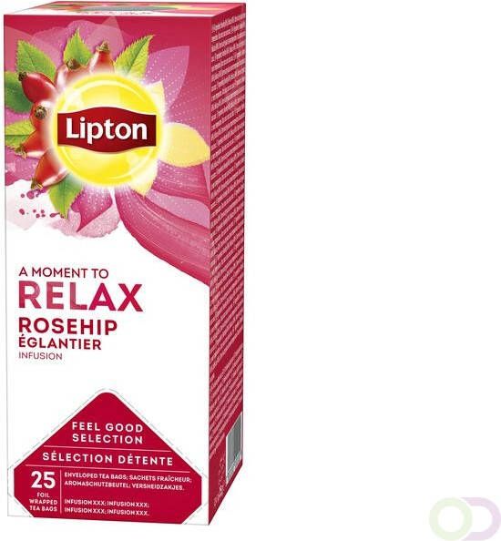 Lipton Thee Relax Rozenbottel 25stuks