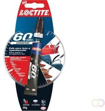 Loctite alleslijm 60 Sec Universal flacon van 20 g op blister