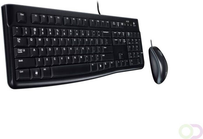 Logitech Desktop MK120 toetsenbord USB AZERTY Belgisch Zwart (920-002534)
