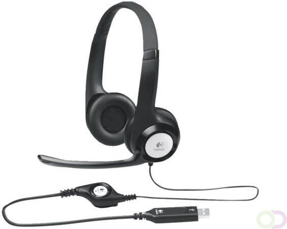 Logitech Headset H390 On Ear zwart