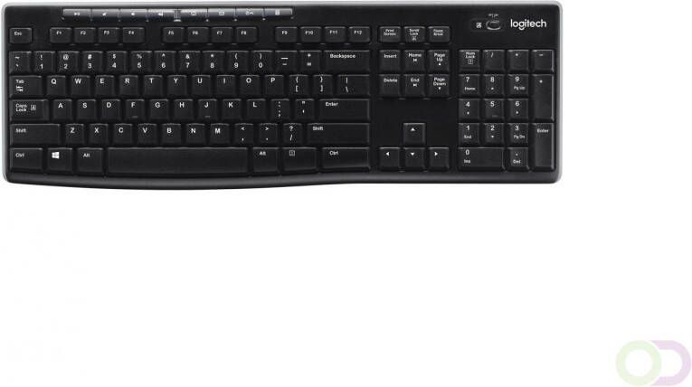 Logitech K270 Wireless Keyboard Volledige draadloze Unifying-technologie (920-003754)