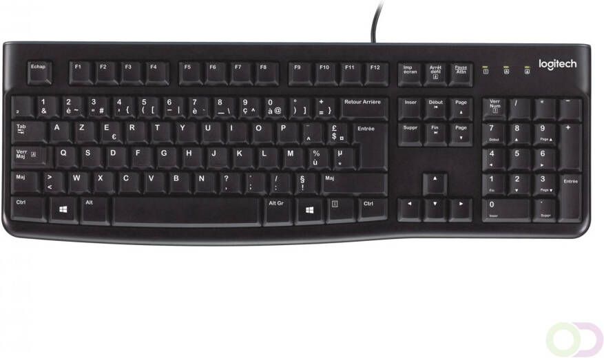 Logitech Keyboard K120 Comfortabel en stil typen (920-002482)
