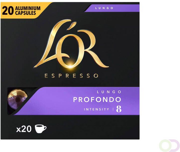 L\OR L'OR Espresso Lungo Profondo cup