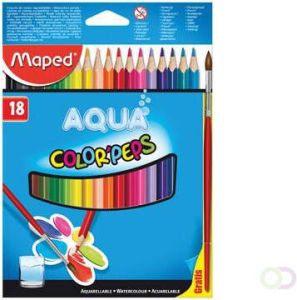 Maped Aquarelpotlood color\'peps aqua 18 potloden