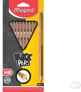 Maped Black'Peps potlood HB kartonnen ophangetui met 10 stuks