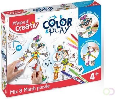 Maped Color&amp Play ontwerp je eigen spel mix &amp match puzzel