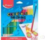 Maped driehoekig kleurpotlood Color&apos;Peps Duo 24 potloden in een kartonnen etui = 48 kleuren - Thumbnail 2