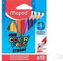 Maped kleurpotlood Color&apos;Peps Mini Strong 12 potloden in een kartonnen etui - Thumbnail 1