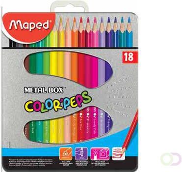 Maped Kleurpotlood driehoekig color\'peps 18 potloden