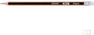 Maped potlood Black&apos;Peps 2B met gum