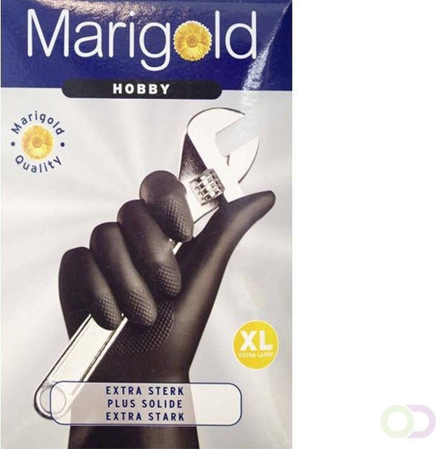 Marigold Huishoudhandschoen Outdoor zwart X-large