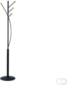 Maul kapstok Aura metaal hoogte 180cm 4 ophanghaken zwart RAL9004