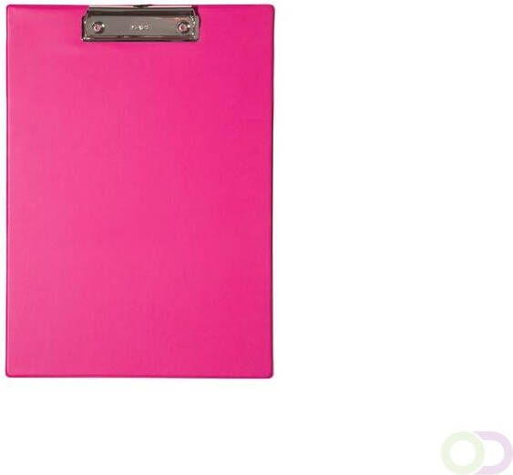 MAUL Klembord A4 staand PVC neon roze