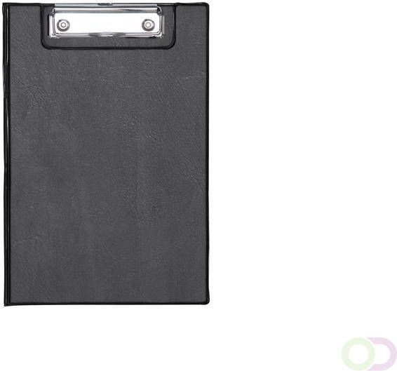 Maul klembordmap met insteek PVC A5 staand zwart