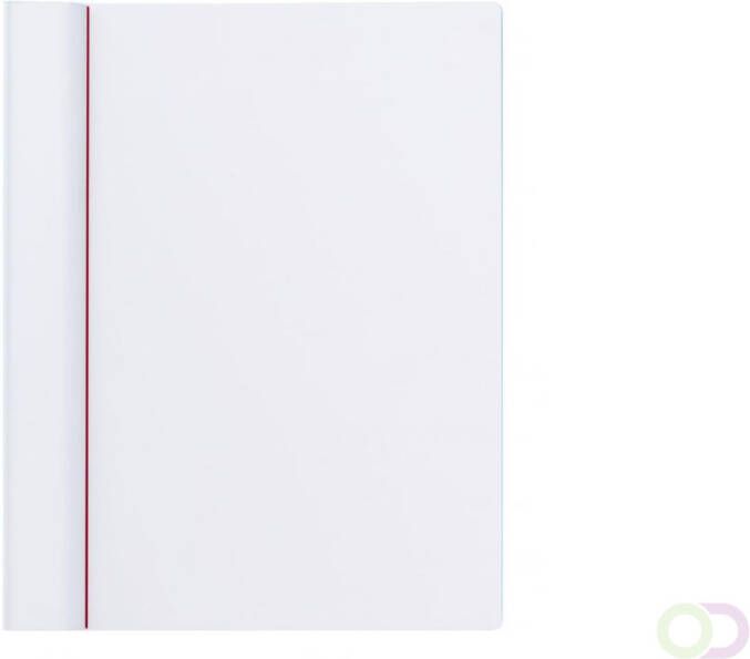 Maul Schrijfplaat A4 kunststof klem aan lange zijde wit