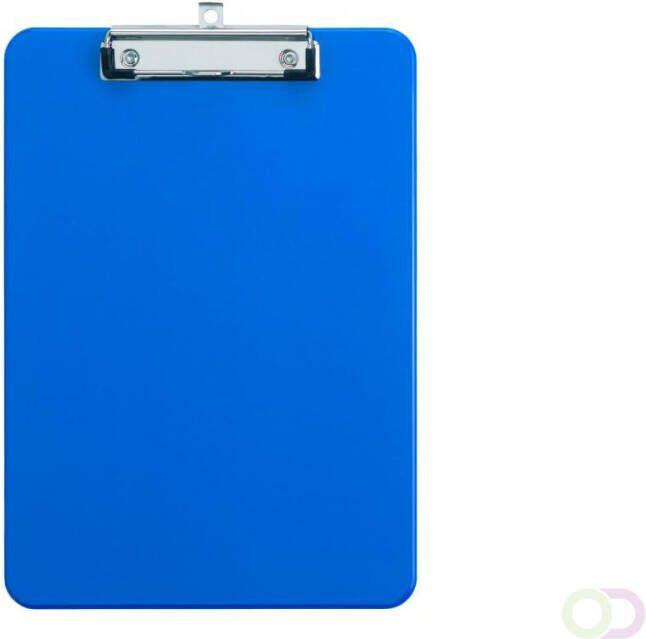 Maul Schrijfplaat A4 kunststof met beugelklem blauw