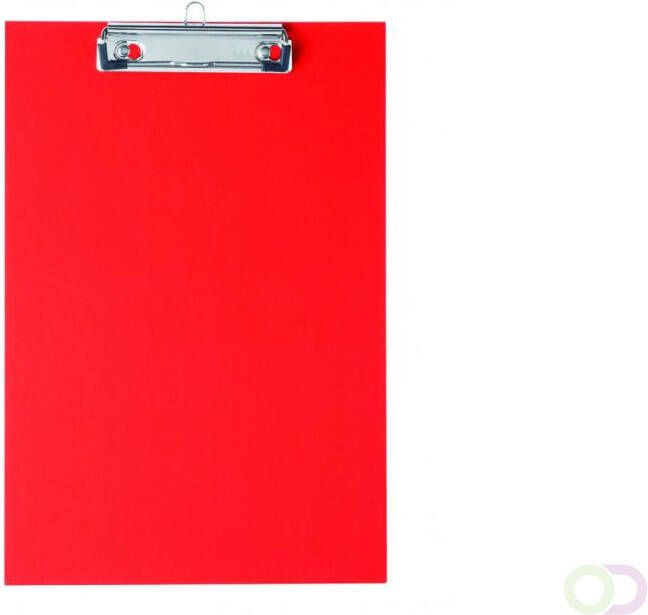 Maul Schrijfplaat A4 overtrokken met glanspapier rood