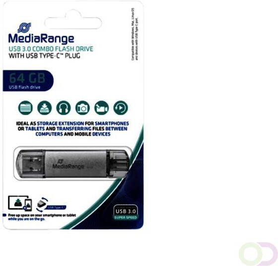 MediaRange USB stick 3.0 USB C