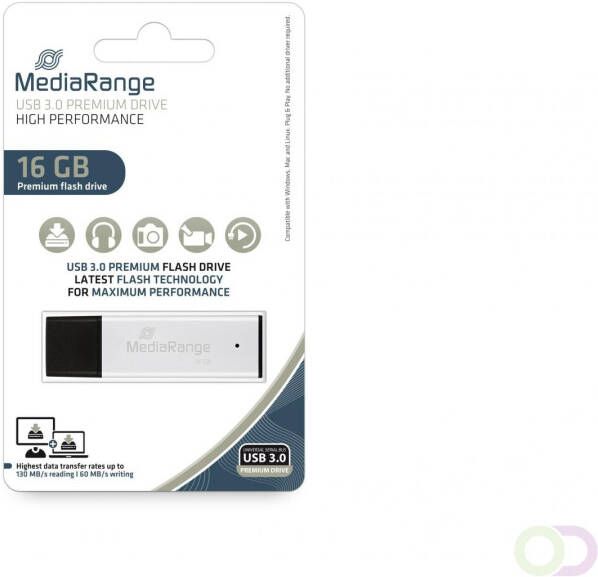 MediaRange USB 3.0 high performance flash drive 16GB