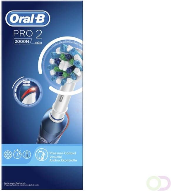 6 x Oral-B PRO 2 2000N CrossAction Elektrische Tandenborstel