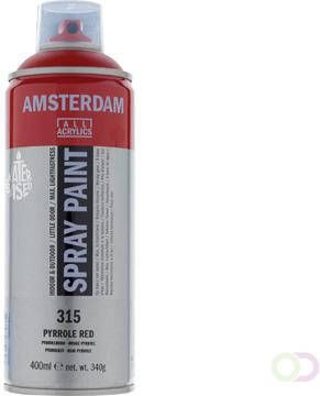 Acrylspray Amsterdam 400 ml pyrrolerood