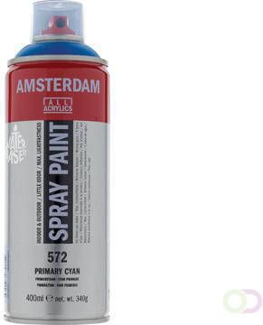 Acrylspray Amsterdam standard 400 ml primair cyaan