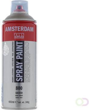 Acrylspray Amsterdam standard 400 ml zilver