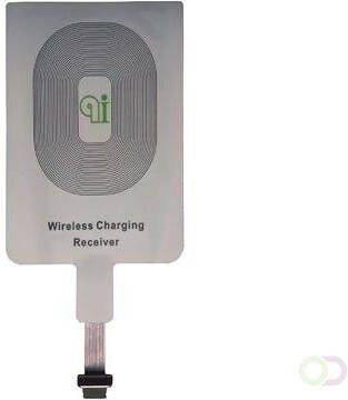 Merkloos Adapter voor draadloos opladen smartphones aan bureaulamp Qi geschikt voor Apple OS