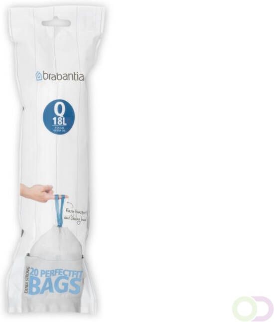 Afvalzak 18 liter met trekbandsluiting (Q) Brabantia