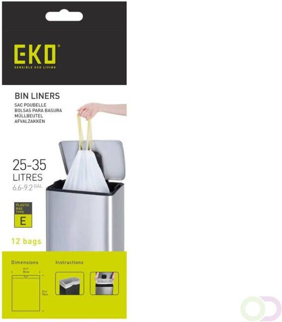 Afvalzakken 25-35 ltr (E) EKO (24x12 stuks)