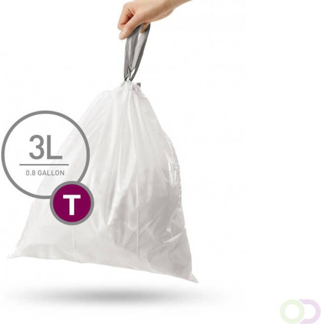 Afvalzakken 3 liter (T) Simplehuman