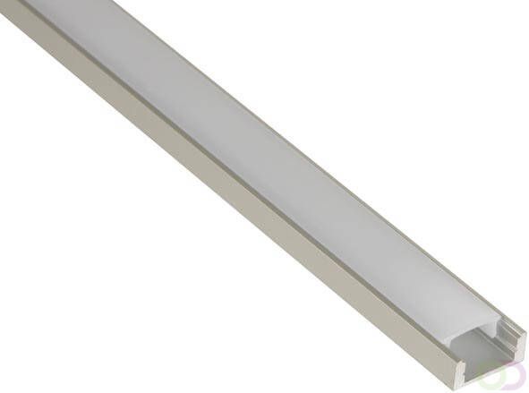 ALUMINIUM PROFIEL VOOR LEDSTRIPS PLAT 2m