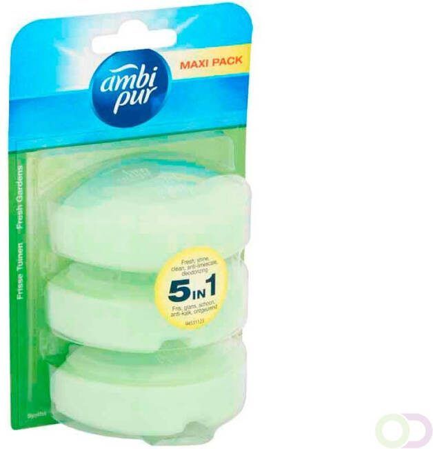 Ambi Pur Toiletblok Fresh Gardens Navulling 3 x 55 ml