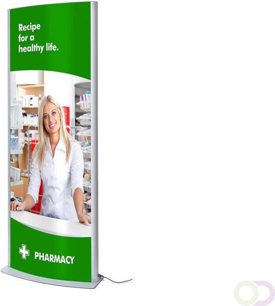 ArcuatoÂ Poster Licht Totem LED Verlicht 70 x 100 cm