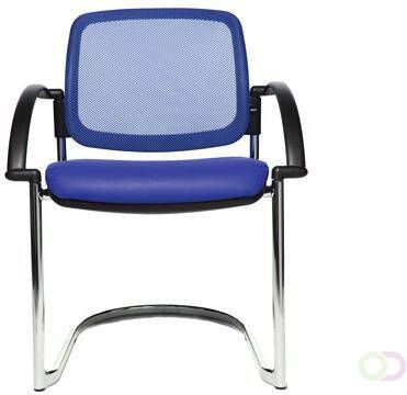 Bezoekersstoel Topstar open chair 30 blauw