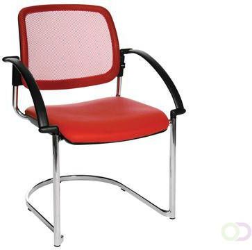 Bezoekersstoel Topstar open chair 30 rood