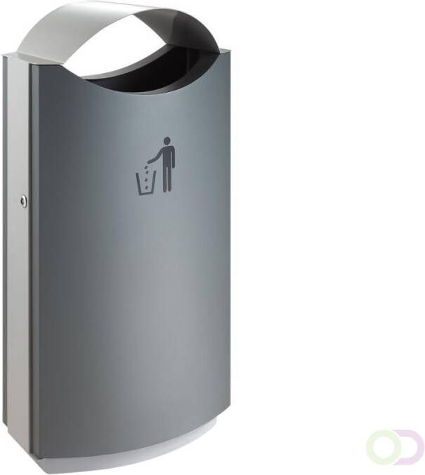 V-Part Buitenafvalbak met afdak 68 liter