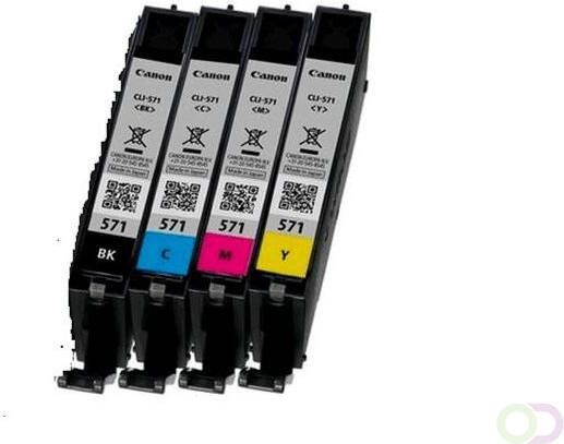 CANON CLI-571 Value Pack blister 4x6 Phot Paper PP-201 50sheets + Cyan Magenta Yellow & Photo Black ink tanks