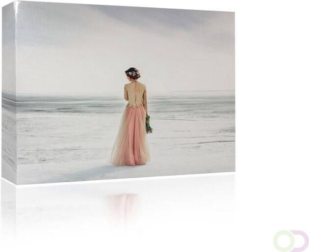 Canvas Bride on the beach
