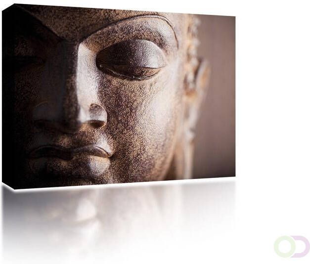 Canvas Budhha face