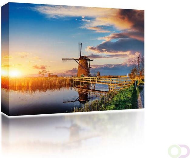 Canvas Dutch windmill