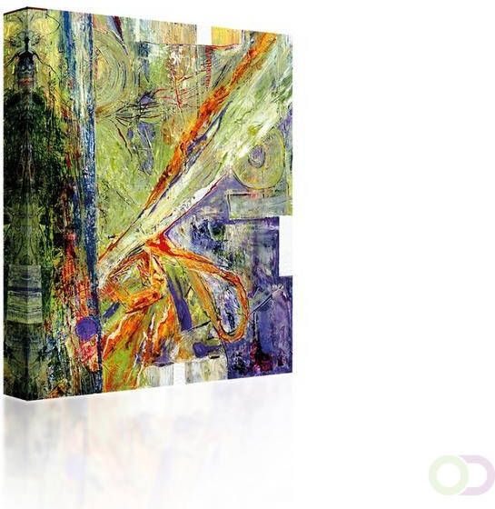 Canvas Green abstract image